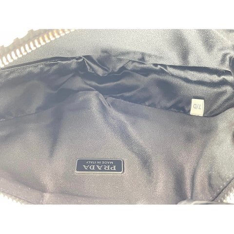 PRADA Shoulder Bag Silver WS32043