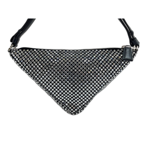 PRADA Shoulder Bag Silver WS32043