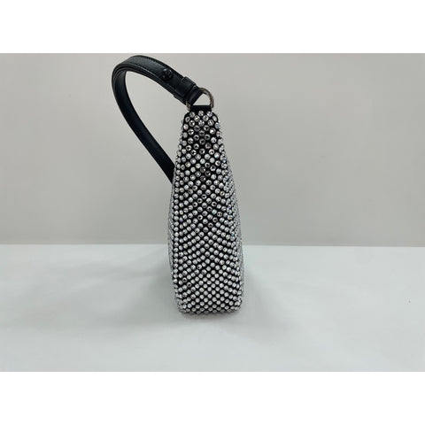 PRADA Shoulder Bag Silver WS32043