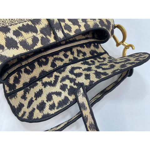 Christian Dior Saddle bag Handbag yellow WS32044