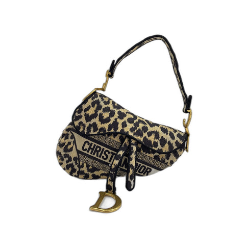 Christian Dior Saddle bag Handbag yellow WS32044