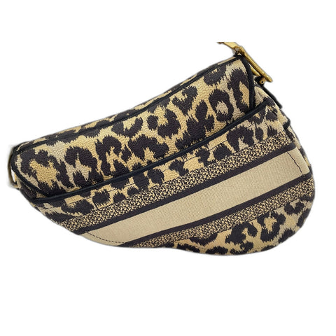 Christian Dior Saddle bag Handbag yellow WS32044