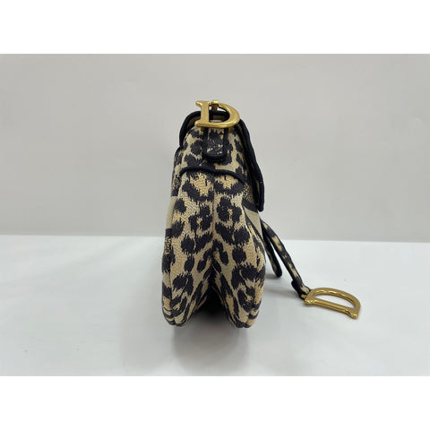 Christian Dior Saddle bag Handbag yellow WS32044