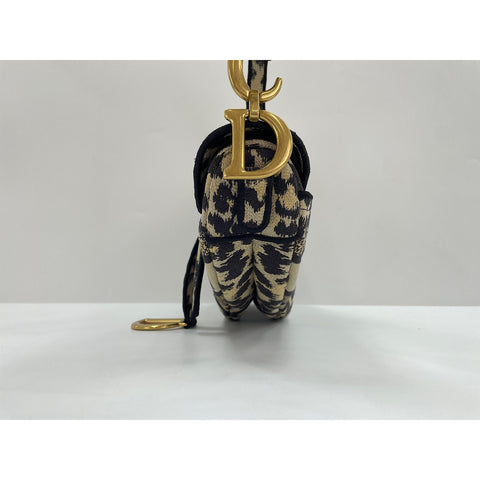 Christian Dior Saddle bag Handbag yellow WS32044