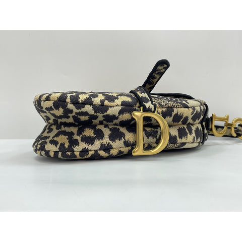 Christian Dior Saddle bag Handbag yellow WS32044