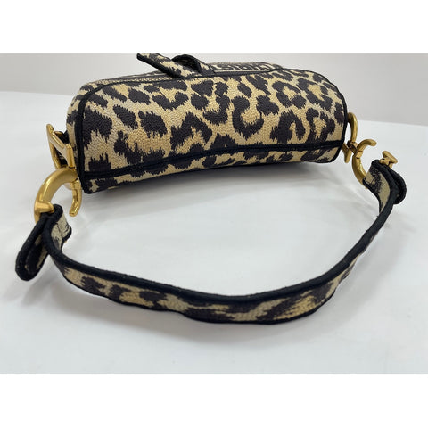 Christian Dior Saddle bag Handbag yellow WS32044