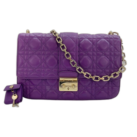 Christian Dior Miss Dior Shoulder Bag purple WS32045