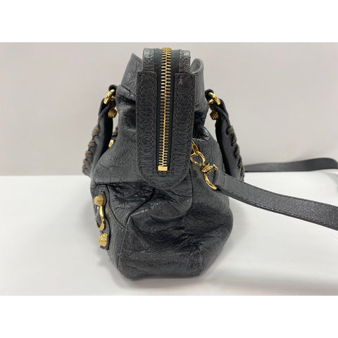 BALENCIAGA 2WAY Giant Town Handbag Navy WS32048