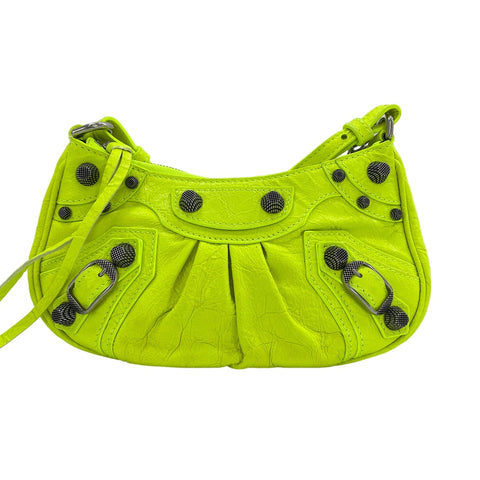 BALENCIAGA Le Cagorle Shoulder Bag yellow WS32049