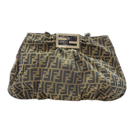 FENDI Mia Shoulder Bag Brown WS32051