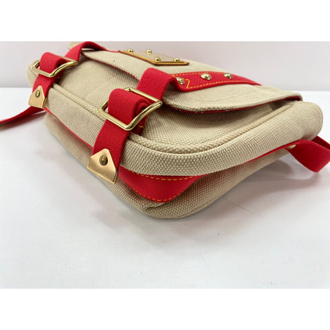 LOUIS VUITTON Antigua Buzas PM Shoulder Bag beige WS32052