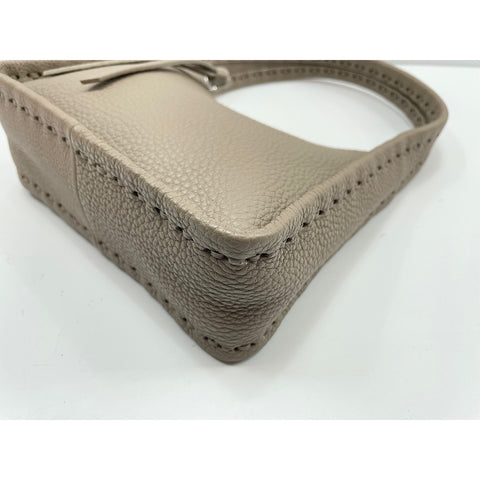 FENDI 2WAY Selleria Fenditure Small Handbag gray WS32053