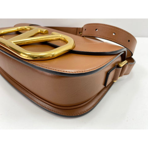 VALENTINO Super Vee Shoulder Bag Brown WS32054