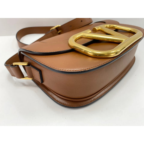 VALENTINO Super Vee Shoulder Bag Brown WS32054