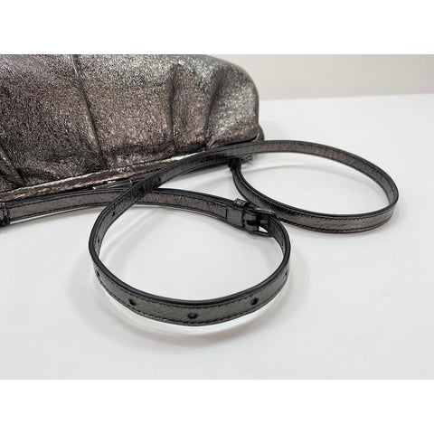 BALENCIAGA Cloud XL Shoulder Bag Silver WS32056