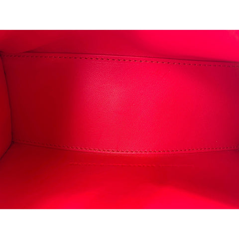BALENCIAGA 2WAY Hourglass XS Handbag Red WS32061