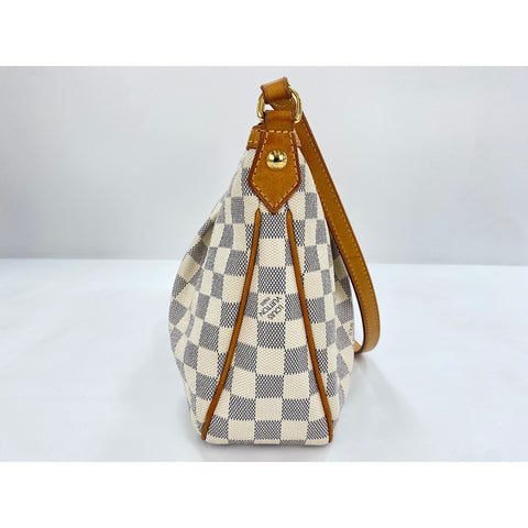 LOUIS VUITTON Siracusa PM Shoulder Bag white WS32063