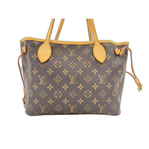 LOUIS VUITTON Never full PM Tote Bag Brown WS32065