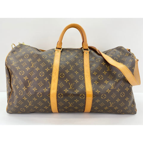 LOUIS VUITTON 2WAY Keepall Bandoulire 55 Boston bag Brown WS32067