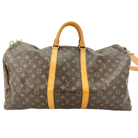 LOUIS VUITTON 2WAY Keepall Bandoulire 55 Boston bag Brown WS32067