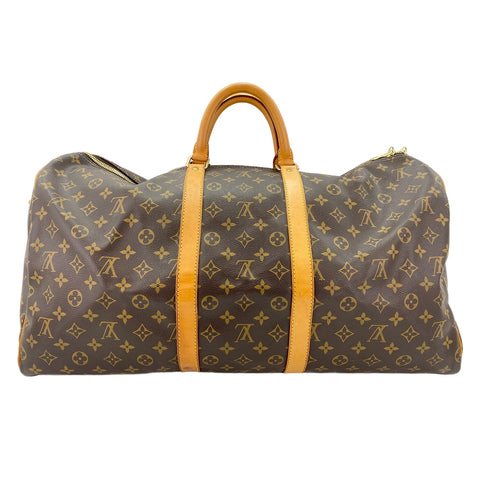 LOUIS VUITTON 2WAY Keepall Bandoulire 55 Boston bag Brown WS32067