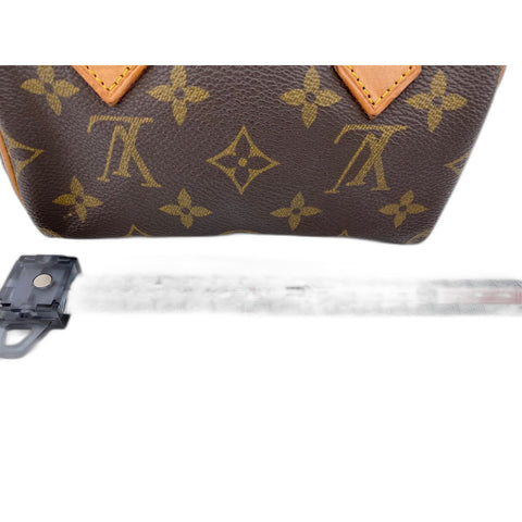 LOUIS VUITTON Mini speedy Handbag Brown WS32070
