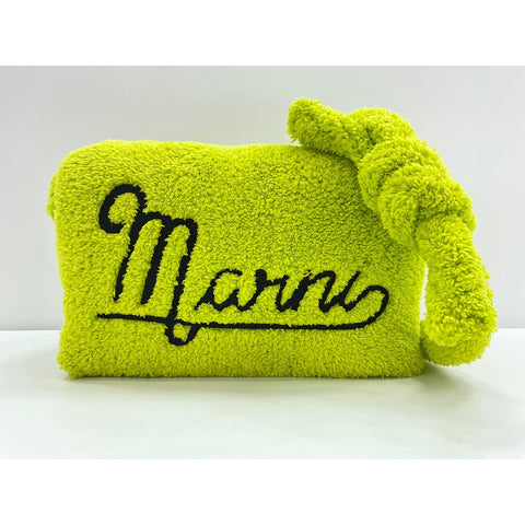 Terry cloth Shoulder Bag green WS32076