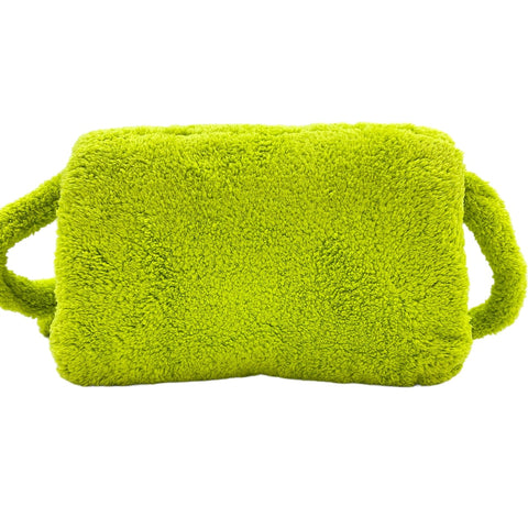 Terry cloth Shoulder Bag green WS32076