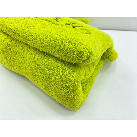 Terry cloth Shoulder Bag green WS32076