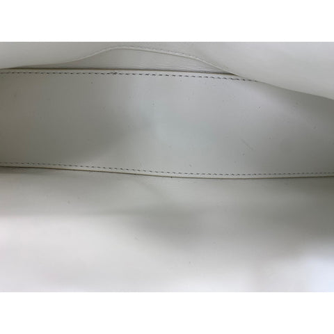 BALENCIAGA Downtown Shoulder Bag white WS32079