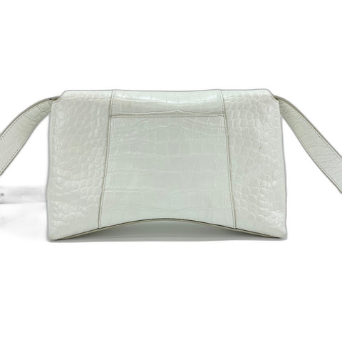 BALENCIAGA Downtown Shoulder Bag white WS32079