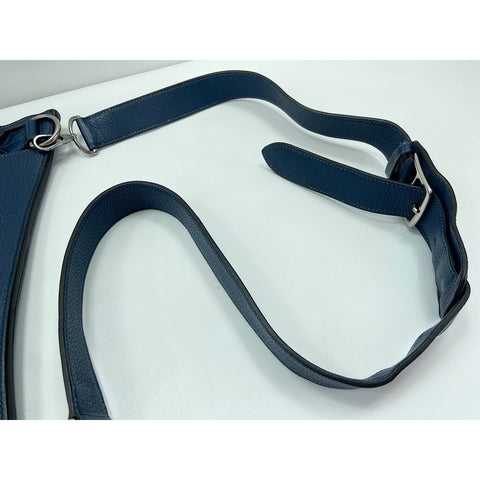 HERMES Gypsy Thier 34 Shoulder Bag Navy WS32083