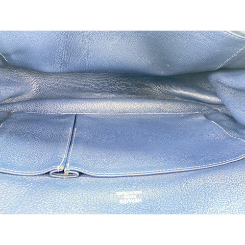 HERMES Gypsy Thier 34 Shoulder Bag Navy WS32083