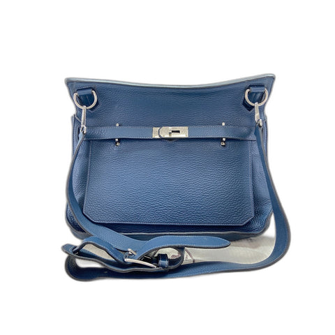 HERMES Gypsy Thier 34 Shoulder Bag Navy WS32083