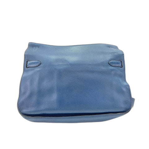 HERMES Gypsy Thier 34 Shoulder Bag Navy WS32083
