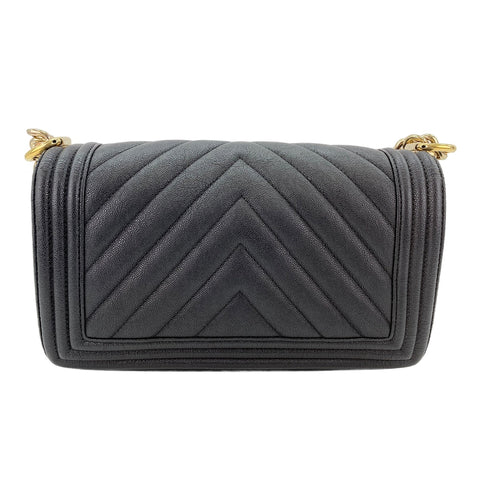 CHANEL Boy Chanel M Shoulder Bag black WS32085