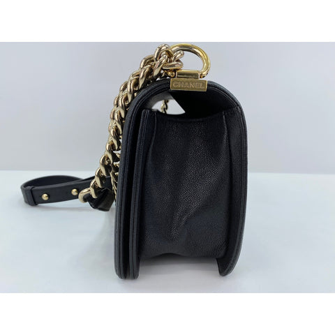 CHANEL Boy Chanel M Shoulder Bag black WS32085