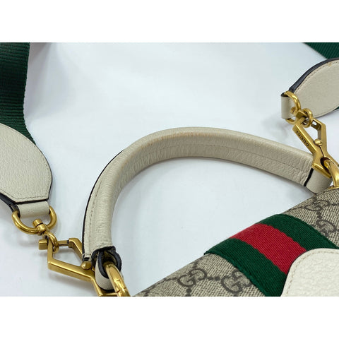 GUCCI 2WAY Queen Margaret Handbag beige WS32087