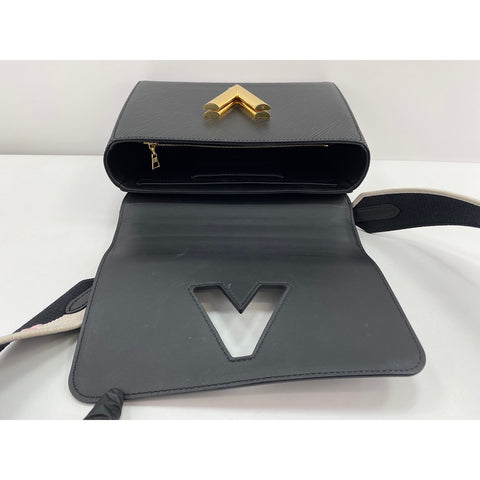 LOUIS VUITTON Twist MM Shoulder Bag black WS32088