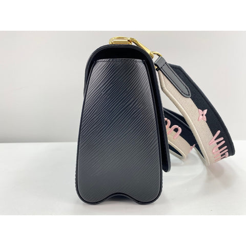 LOUIS VUITTON Twist MM Shoulder Bag black WS32088