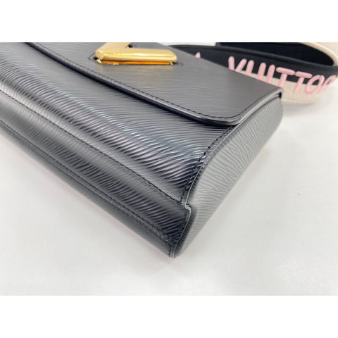 LOUIS VUITTON Twist MM Shoulder Bag black WS32088