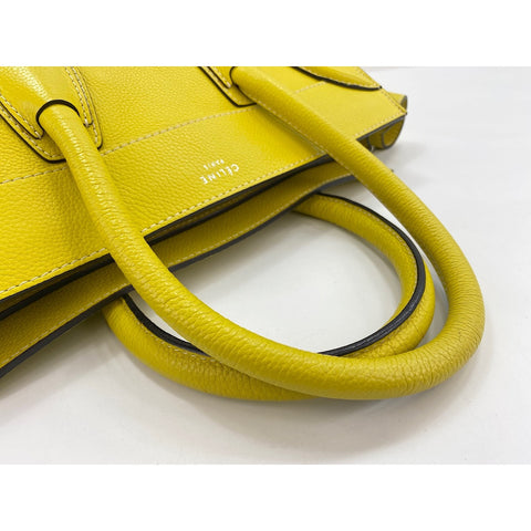 CELINE Luggage phantom Handbag yellow WS32090