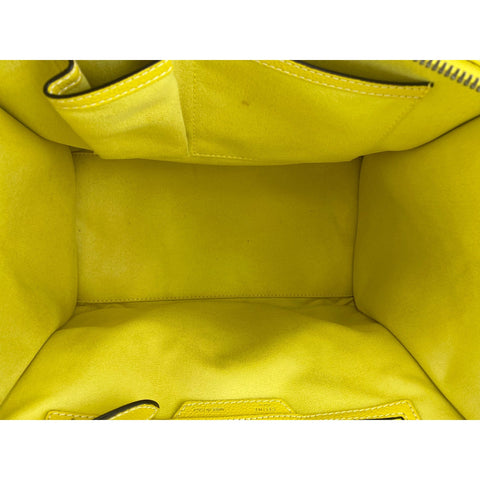 CELINE Luggage phantom Handbag yellow WS32090