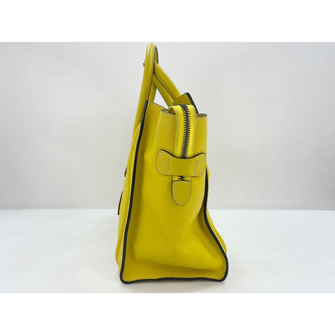 CELINE Luggage phantom Handbag yellow WS32090