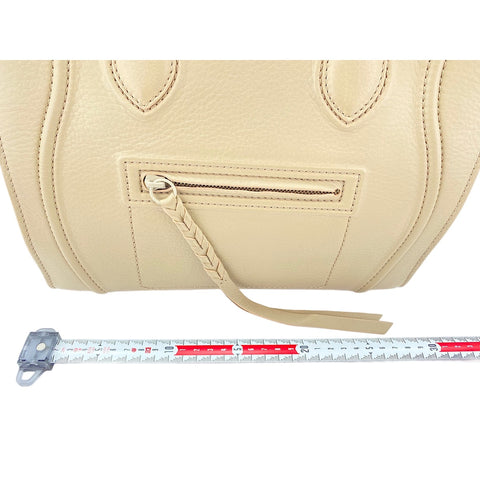 CELINE Luggage nano shopper Handbag beige WS32091