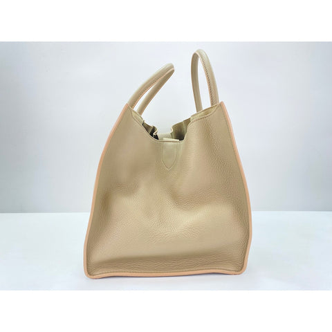 CELINE Luggage nano shopper Handbag beige WS32091