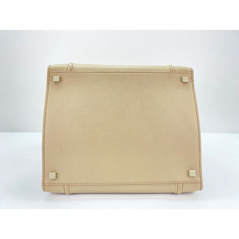 CELINE Luggage nano shopper Handbag beige WS32091