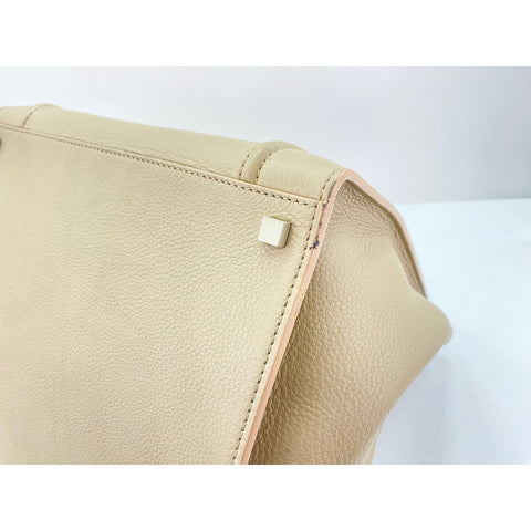 CELINE Luggage nano shopper Handbag beige WS32091