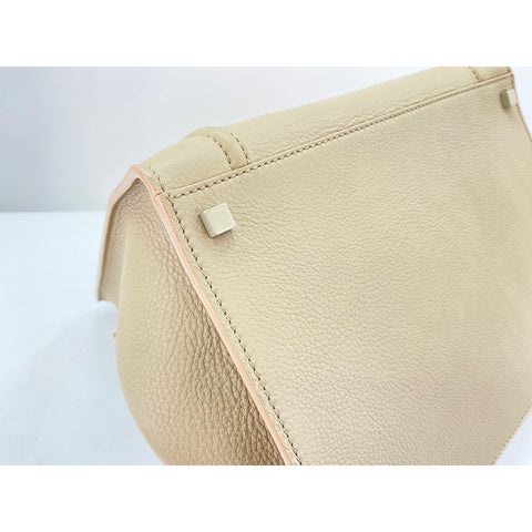 CELINE Luggage nano shopper Handbag beige WS32091