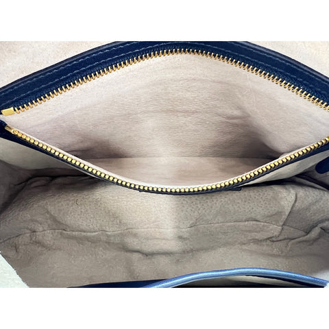PRADA Shoulder Bag Navy WS32094